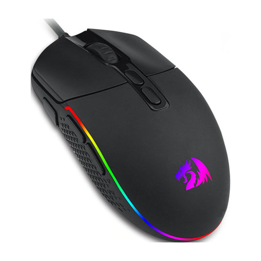 Mouse Gamer Red dragon - DPI ajustable con indicadores rgb