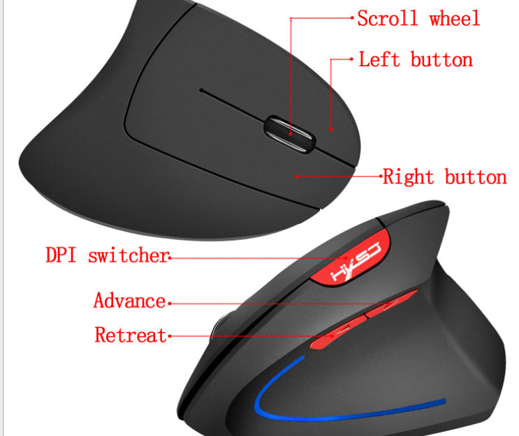 Mouse Gamer Agarre Ergonómico T22 - modelos inalambrico y alámbrico