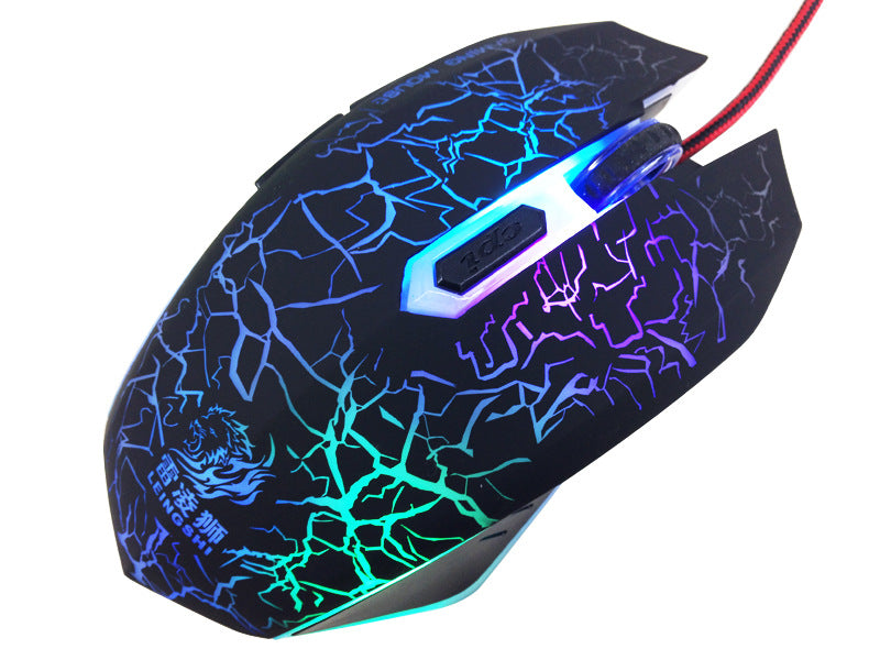 Mouse Gamer LEINGSHI - alámbrico - LED